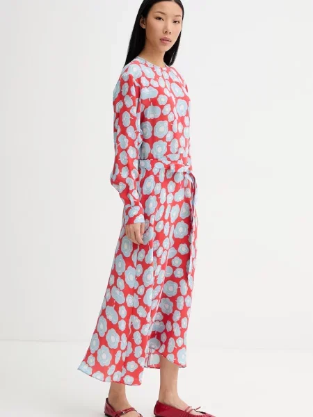 Marimekko rochie de vară din cupro