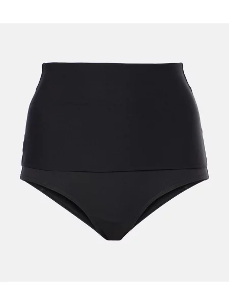 Bikini Eres cu talie înaltă negru