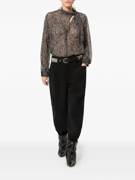 Top Marant Etoile cu funde negru