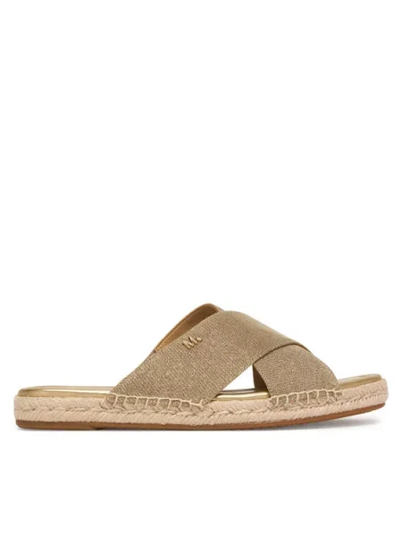 Espadrilės MICHAEL Michael Kors Kenzie Auksinė