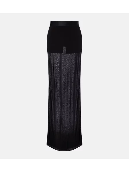 Fusta maxi Gucci negru