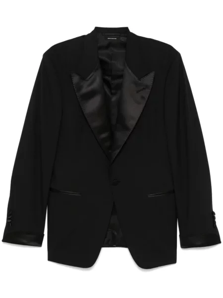 Sacou Tom Ford de lână negru