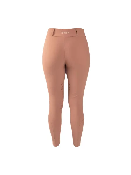 Legginsy jeździeckie z gripem na kolanach dla kobiet Kentucky Horsewear Classic różowe