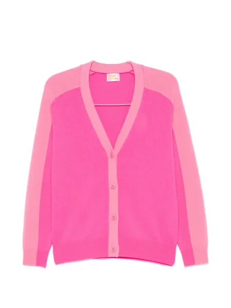 Cardigan From Future cu decolteu în V roz