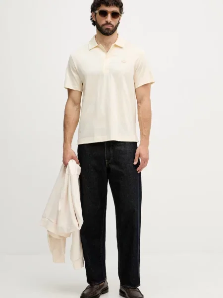 Tricou polo Lacoste bej