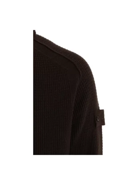 Sweter Stone Island z kamieniami brązowy