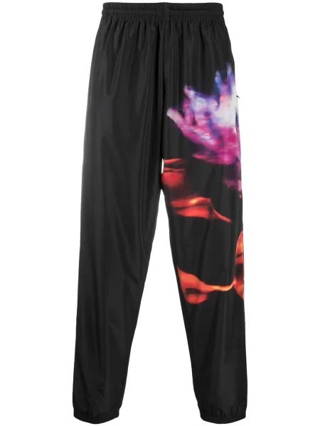 Pantaloni Marcelo Burlon County Of Milan cu imagine alergare