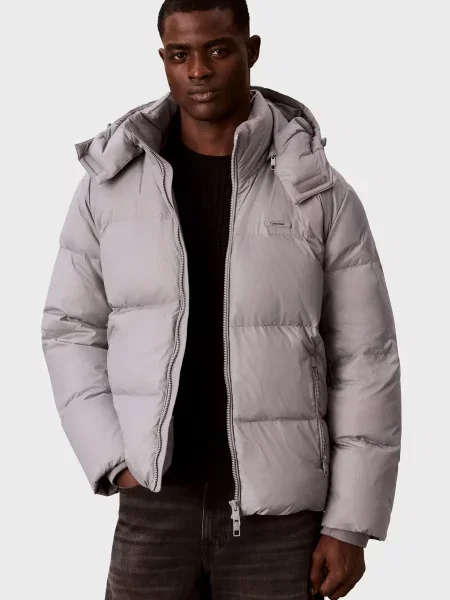 Пуховик Calvin Klein сірий