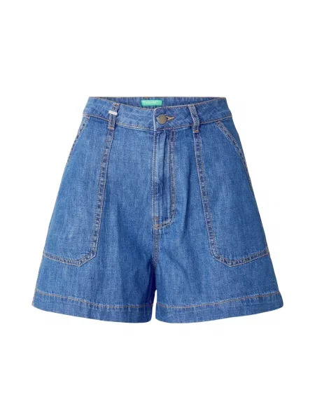 Jeans kratke hlače United Colors Of Benetton modra