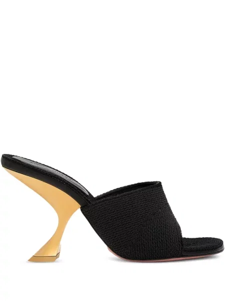 Papuci tip mules Amina Muaddi negru