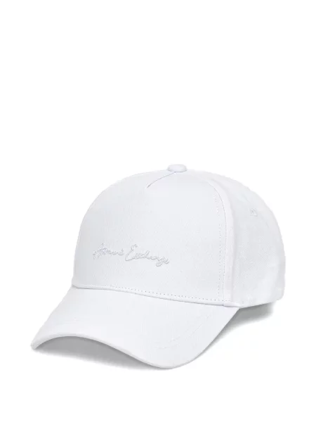 Șapcă Armani Exchange cu broderie alb