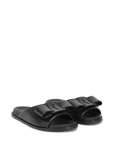 Sandale Ferragamo cu funde negru