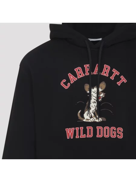 Carhartt WIP bluza Hooded Wild Dog Sweat z kapturem czarny
