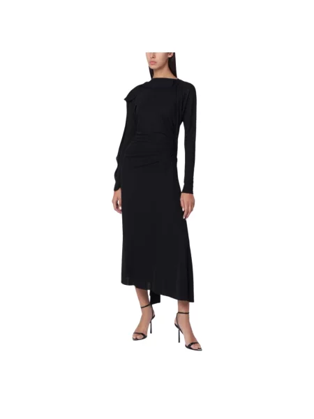 Sukienka midi Victoria Beckham czarna