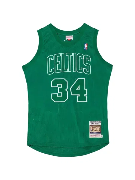 Cămașă Mitchell & Ness din jerseu verde