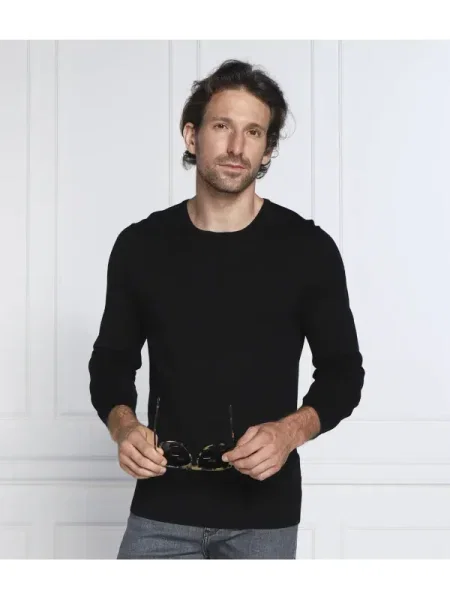 Calvin Klein de lână pulover | negru