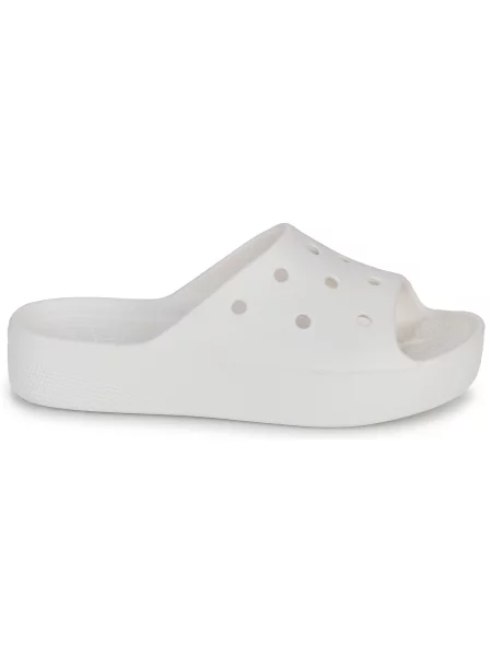 Natikače Crocs s platformom bijela
