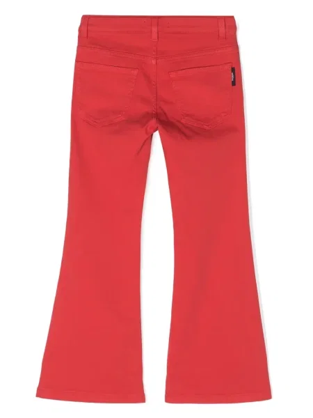 Dětské zvonové džíny Balmain červené