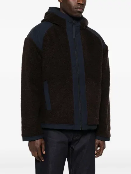 Geacă bomber Canada Goose din fleece maro