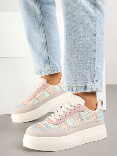 Sneakers Nilaraviela Culori mixte bej