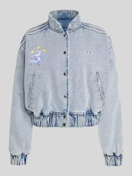 Kurtka jeansowa Adidas Originals niebieska