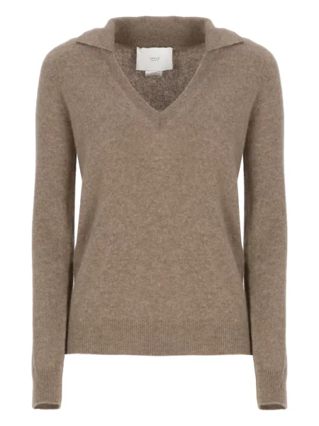 Kołnierzykowy polo Vanisé z dekoltem w serek