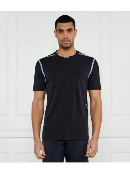 BOSS GREEN Póló Tee Tape | stretch kék