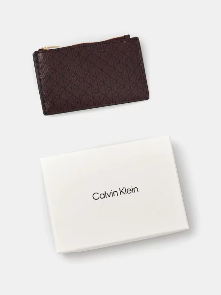 Portfel Calvin Klein brązowy