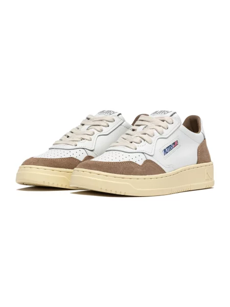 Sneakersy Autry brązowe
