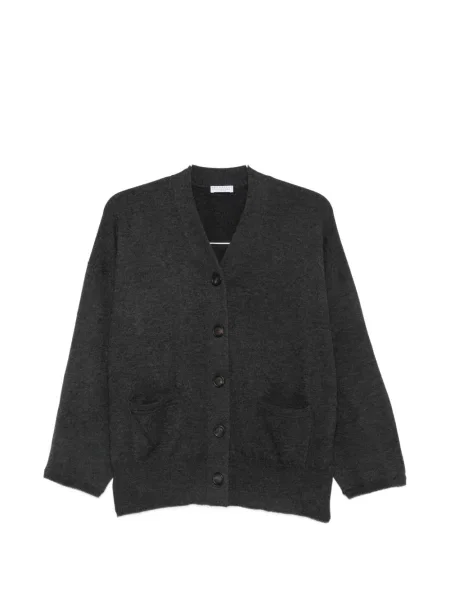 Cardigan Brunello Cucinelli din cașmir gri