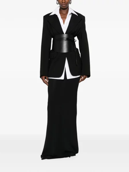 Sacou Sportmax cu rever negru