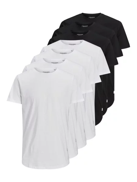JACK & JONES Majica JJENoa črna bela