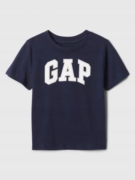 T-SHIRT DZIECIĘCY KOSZULKA GAP BABY LOGO niebieska