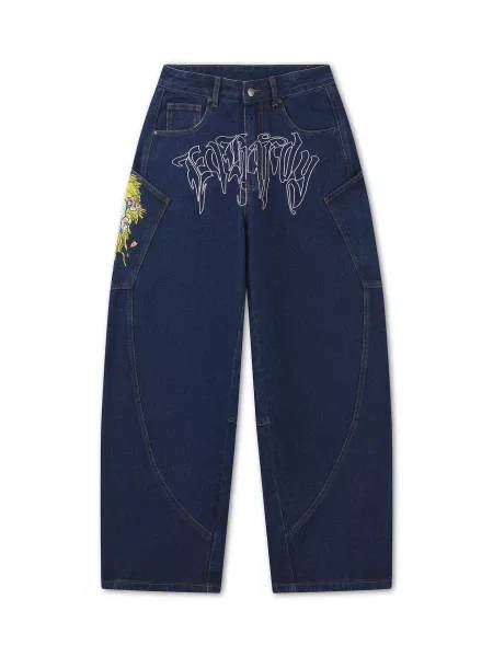 Ed Hardy Jeans Gothic Skull indigo