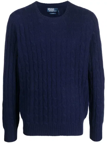 Pulover Polo Ralph Lauren din cașmir albastru