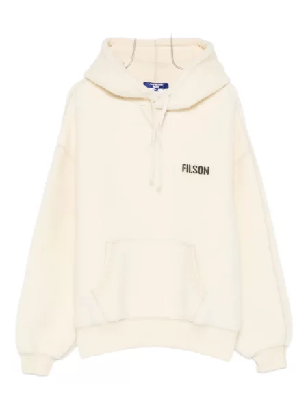 Mikina s kapucí Junya Watanabe Man s kapucí bílá