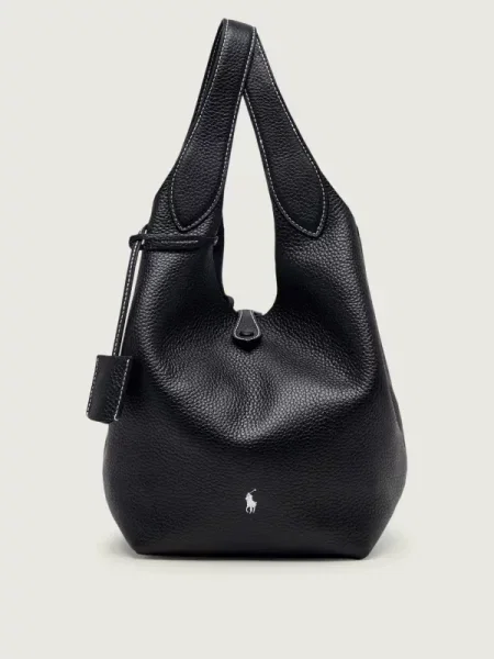 Geanta crossbody Polo Ralph Lauren din piele negru