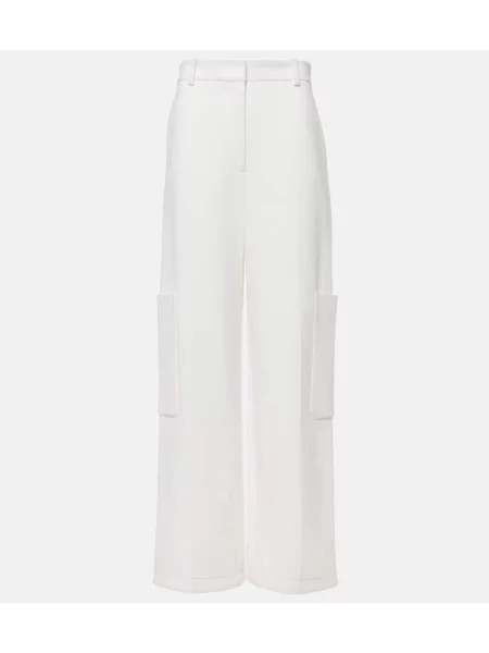 Nohavice Khaite biela