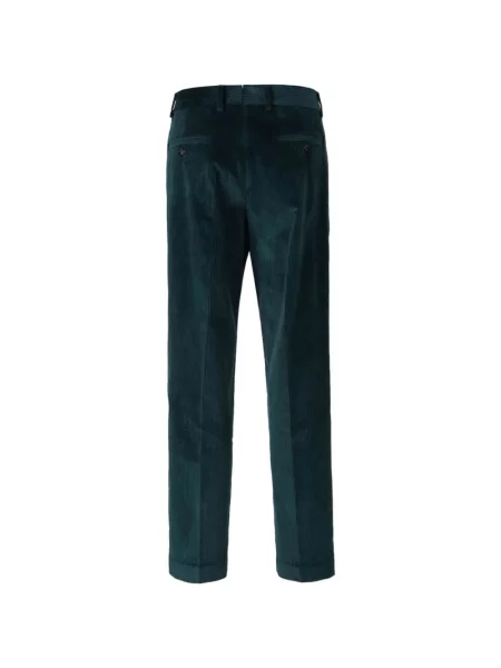 Pantaloni Berwich de catifea cord verde