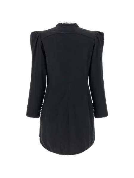 Rochie mini Isabel Marant cu volane de costum negru