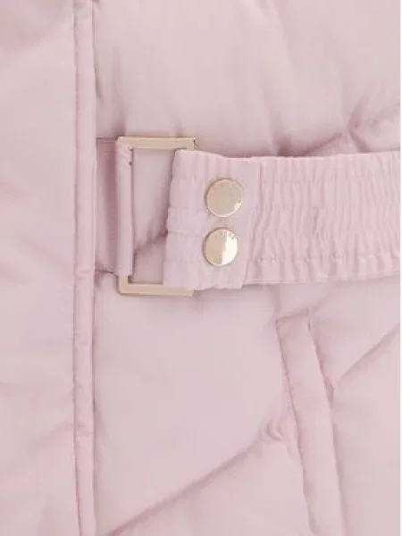 Guess Žieminė striukė Šviesiai rožinė