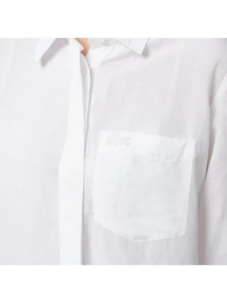 Lacoste Koszulka Lacoste biała