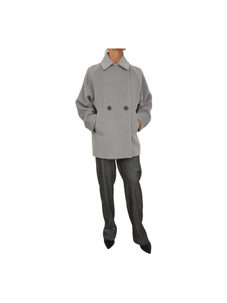 Płaszcz Max Mara wełniany szary