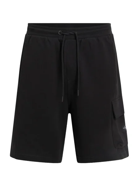 Kratek kratke jeans hlače Calvin Klein Jeans črna