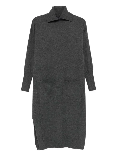 Rochie Lorena Antoniazzi tricotate de costum gri