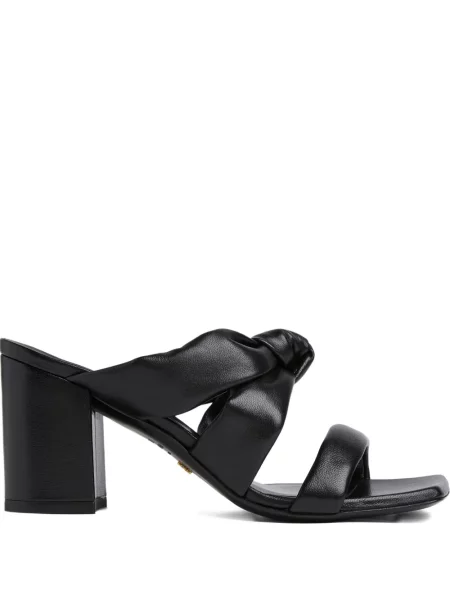 Papuci tip mules Stuart Weitzman negru