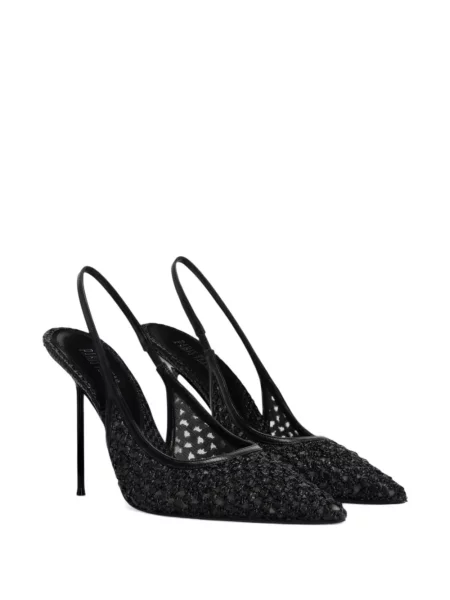 Sandale Paris Texas slingback negru