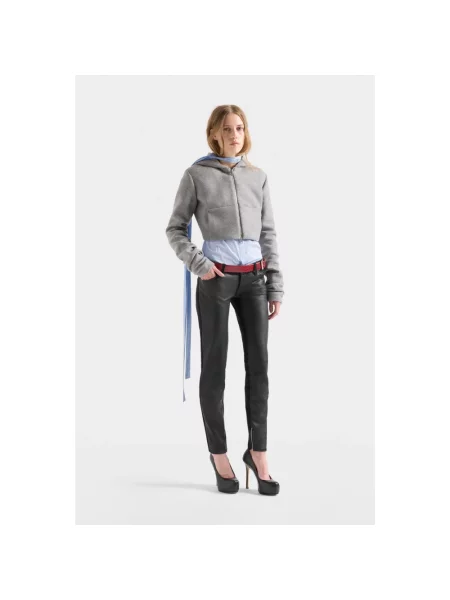Sweter 7 For All Mankind z kapturem szary