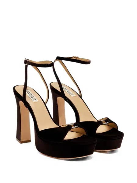 Sandale Badgley Mischka cu platformă maro