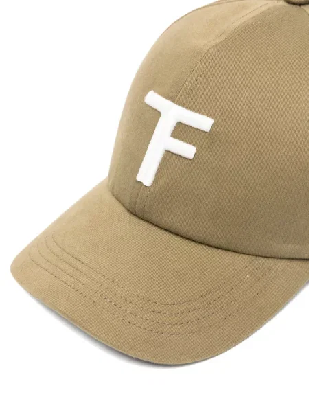 Șapcă Tom Ford cu broderie verde
